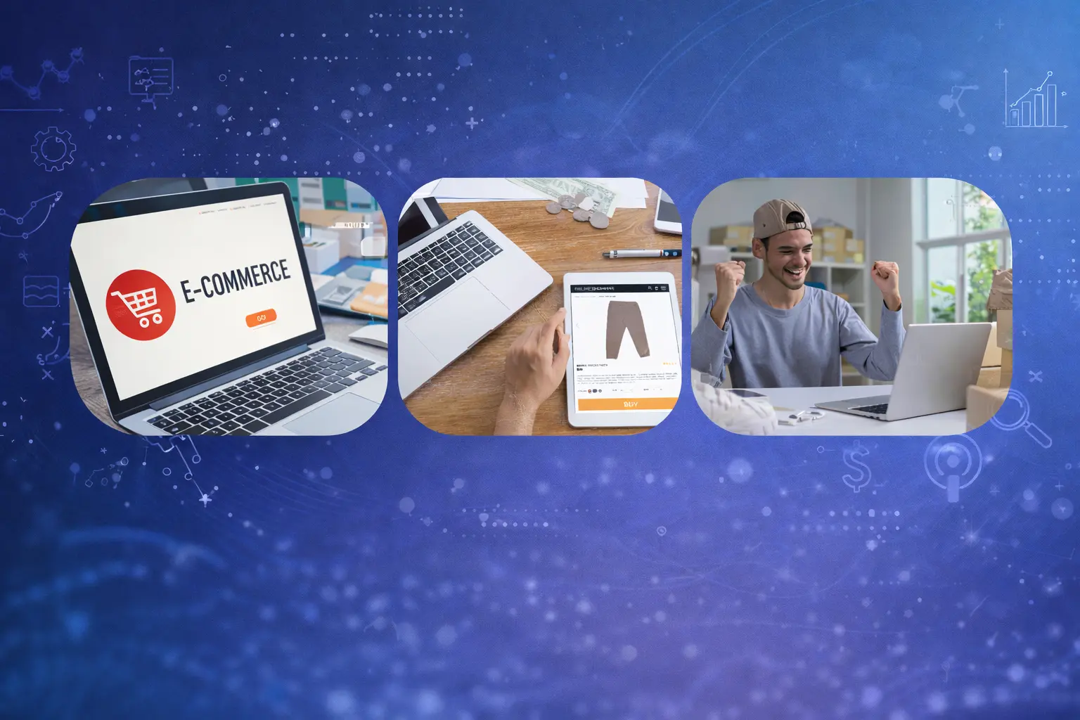 Magento e-commerce platform for online shopping, order management, digital payments and sales growth